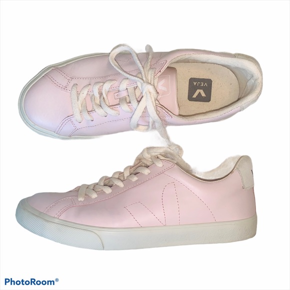 Veja Shoes - Veja Esplar Pink Leather Sneakers